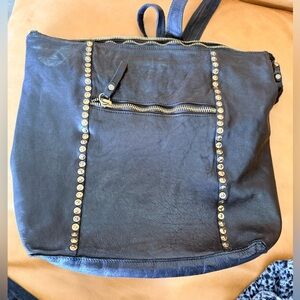 Campomaggi studded leather backpack